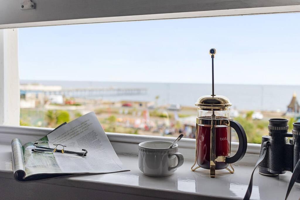 Modern 1 Bed Apartment, Sea Views, Free Parking, Wifi, Netflix 廷茅斯 外观 照片